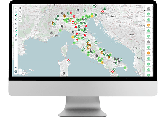 Dashboard Golia360 – Gestione flotta in tempo reale